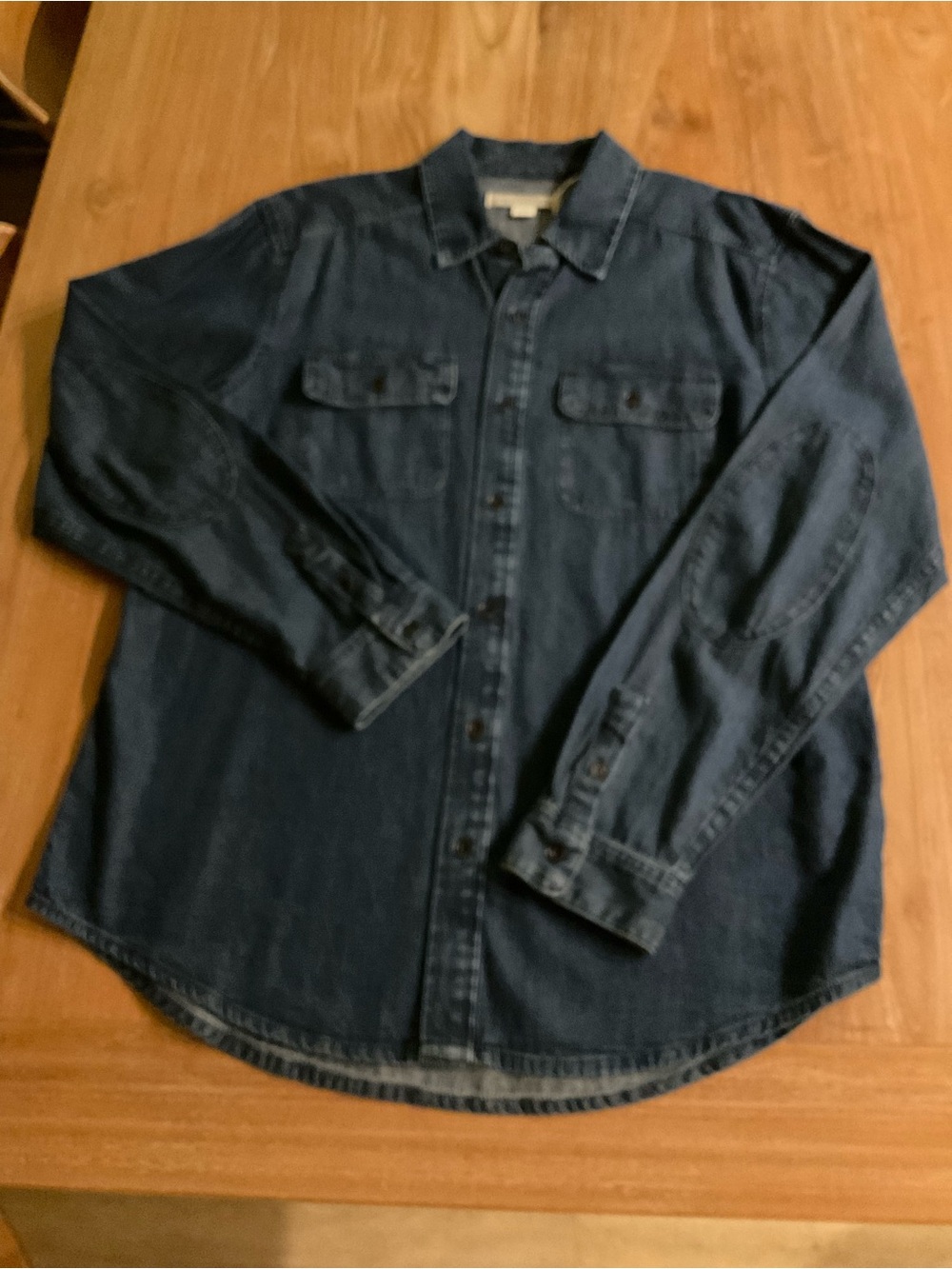 Outerknown Indigo Denim Shirt Jacket